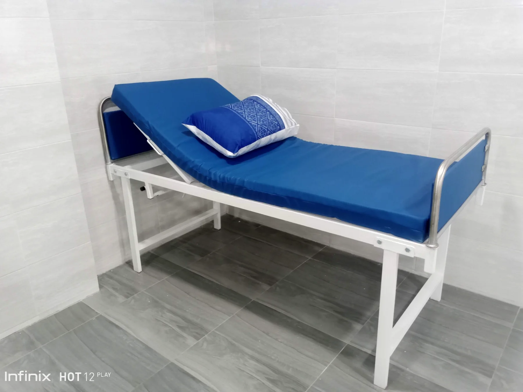 Fitted industrial first-aid or clinic room